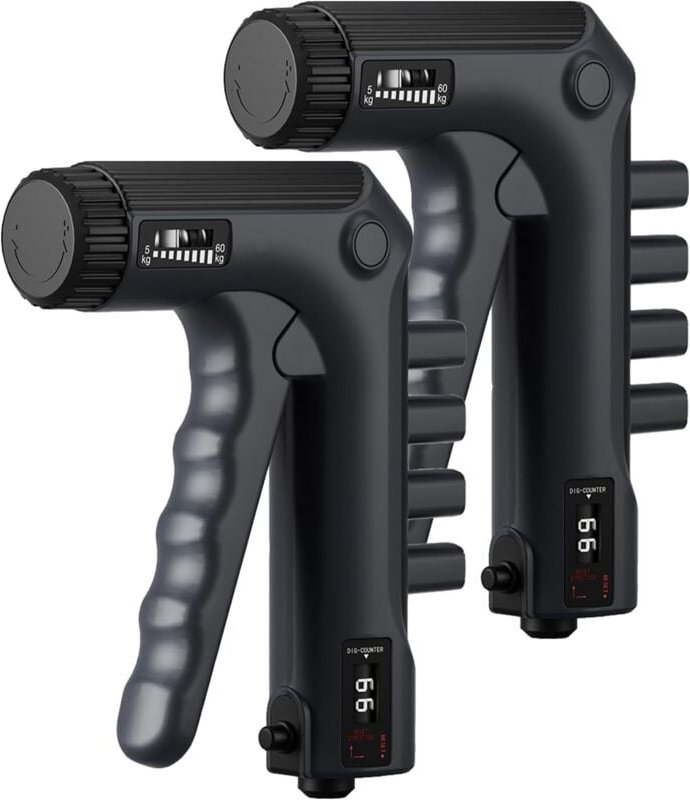 Handstärker, Griffstärker, Unterarmkrafttraining, Griffkrafttraining, multifunktionaler Handtrainer, Handgriff 5–60 kg, ...