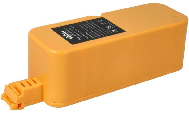 Akku kompatibel mit Sichler NC-3338, PCR-2350 lx, NC-3337, PCR-1350 l, PCR-3350 Staubsauger (3300 mAh, 14,4 v, NiMH) - V...