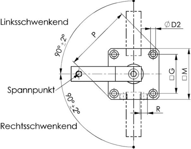 Spanneisen DIN6314Z 22x160mm amf