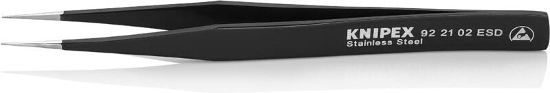92 21 02 esd Universalpinzette esd Glatt 128 mm