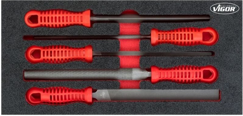 Feilen Satz, Anzahl Werkzeuge: 5 - Vigor