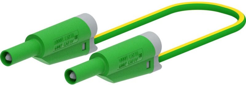 Electro Pjp - 2712-IEC-CD1-100V Messleitung Bananenstecker 100 cm Grün 1 St.