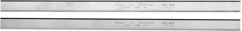 2 Hobelmesser hss 334 x 16 x 2 mm für dh 330 - Metabo