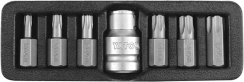 Yato - Torx-Sicherheitsschraubendreher-Bits, 7er-Set / YT-0416 /