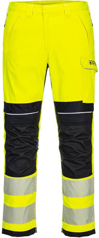 Arbeitshose PW3 Hi-Vis Gelb/Schwarz 2XL - FR(54) - UK(44)