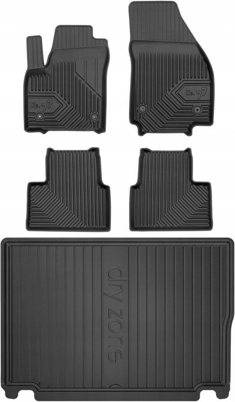 SET 77 Fußmatten und Fußmatten Opel Meriva B 2010-2017 g.