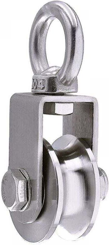 500 kg Heberolle mit 2 Lagern, Seilrolle, 48 mm Rolle, 201 Hebering, 48 Rad, U-förmige Nut