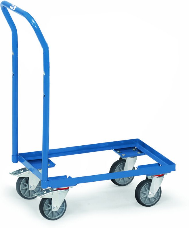 Fetra Eurokasten-Roller mit Schiebebügel, offener Rahmen für 600x400 mm Eurokästen