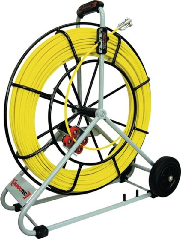 Runpotec - Glasfaserstab Band-L.120m Biege-R.620mm Kabel-D.9mm - 10086