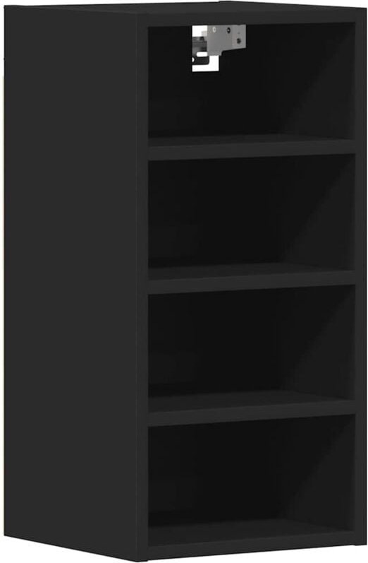 Hängeschrank Riga Schwarz 30x29,5x60 cm Holzwerkstoff Vidaxl