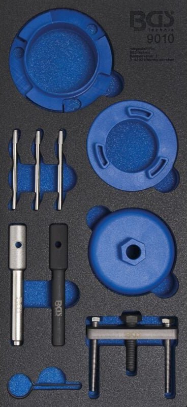 Bgs Technic - Werkstattwageneinlage 1/3: Motor-Einstellwerkzeug-Satz für Jaguar, Land Rover, Ford, Citroën 2.0, 2.2, 2.4...