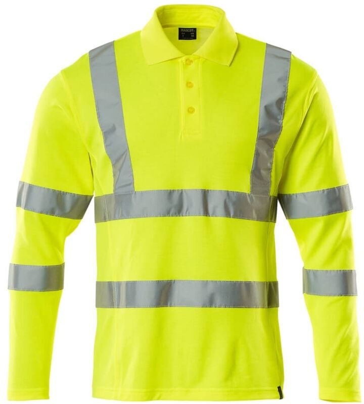 Mascot Warnschutz Polo-Shirt SAFE CLASSIC langarm 18283 Gr. M warngelb