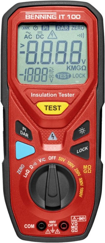 Benning - Isolations-/Widerstandsmessgerät it 100 600 v 300 k(unknown)-20 G(unknown)