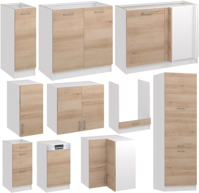 Küchenarbeitsplatte 2,8 cm – Tiefe 60 cm – Breite 40cm sonoma