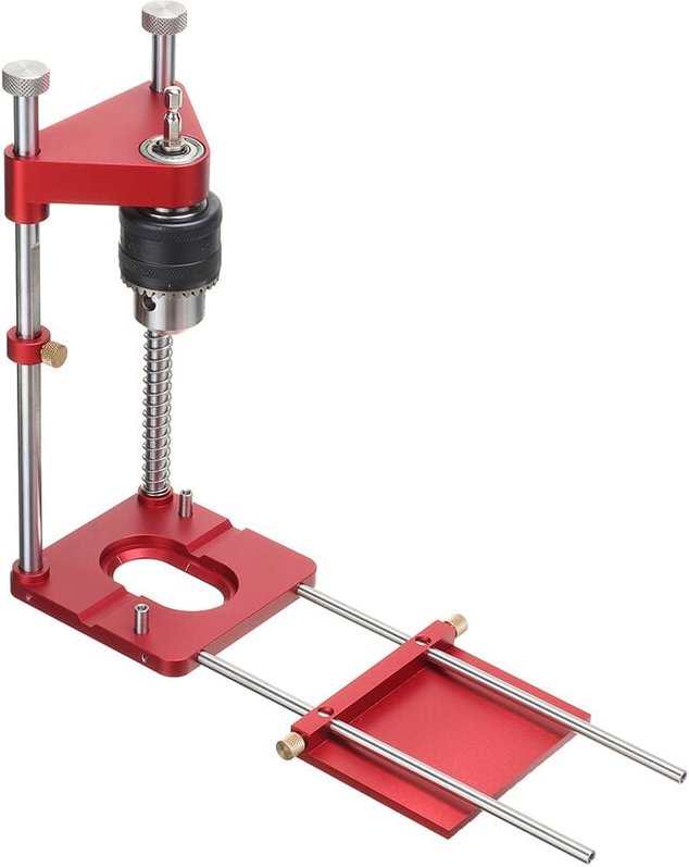 Kingso - Punch Locator Drilling Jig Holzbearbeitung Bohrführung Bohrführung Werkzeugsatz Hasaki