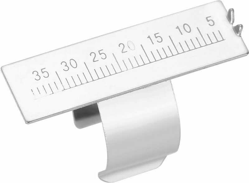 Shining House - Endodontisches Lineal, Edelstahl Endodontisches Reibahlenlineal Endodontische Dentalinstrumente Dental E...