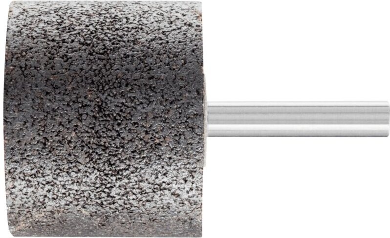 Pferd - inox Schleifstift Zylinder ø 50x40mm Schaft-Ø 8 mm A24 für Edelstahl