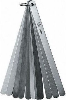 Dickenmessgerät-Set, für Ventile, Edelstahl, 20 Klingen Vogel 437207