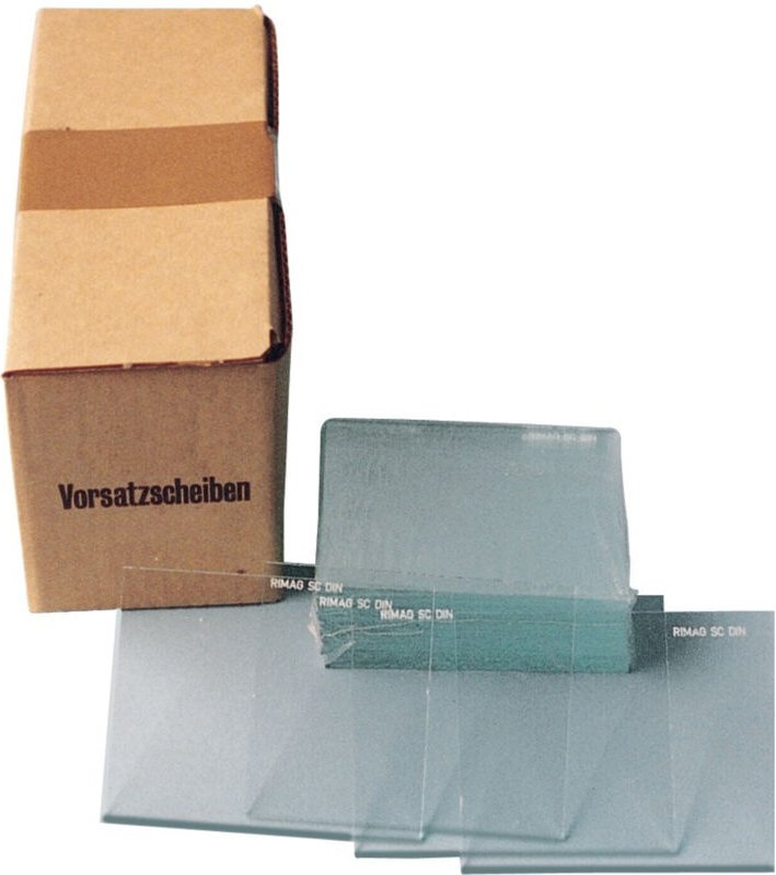 Vorsatzglas 51x108 mm U-DIN 100 Stk
