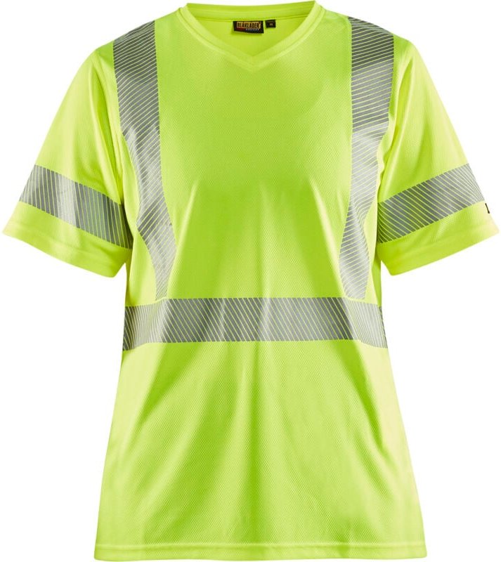 Hochsichtbares Anti-UV Arbeitst-T-Shirt für Damen 3336 - Neon Gelb L