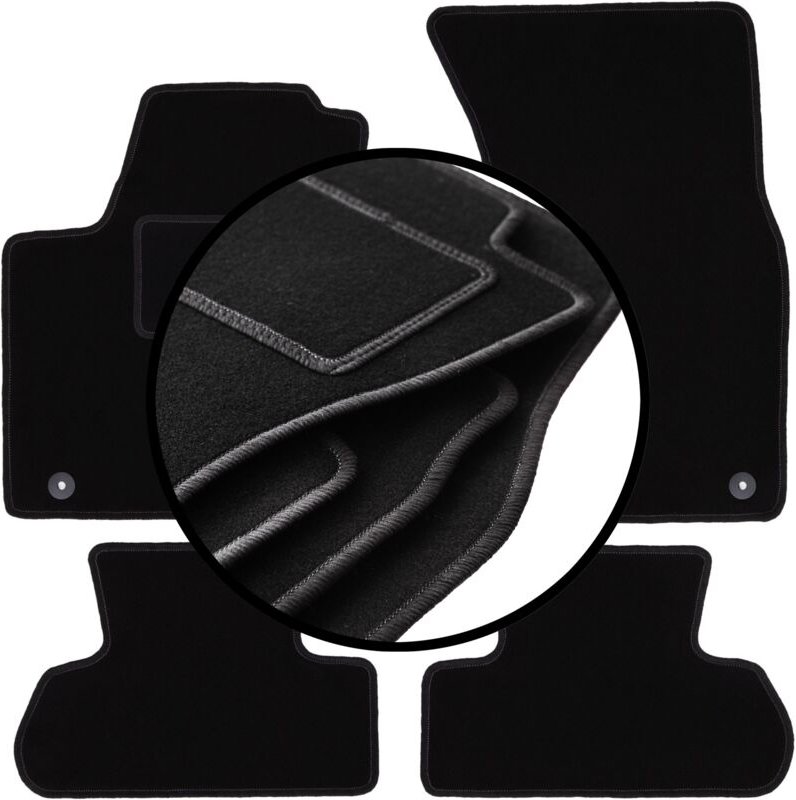 Komplettset Veloursmatten für: Audi Q5 I SUV (2008-2017)