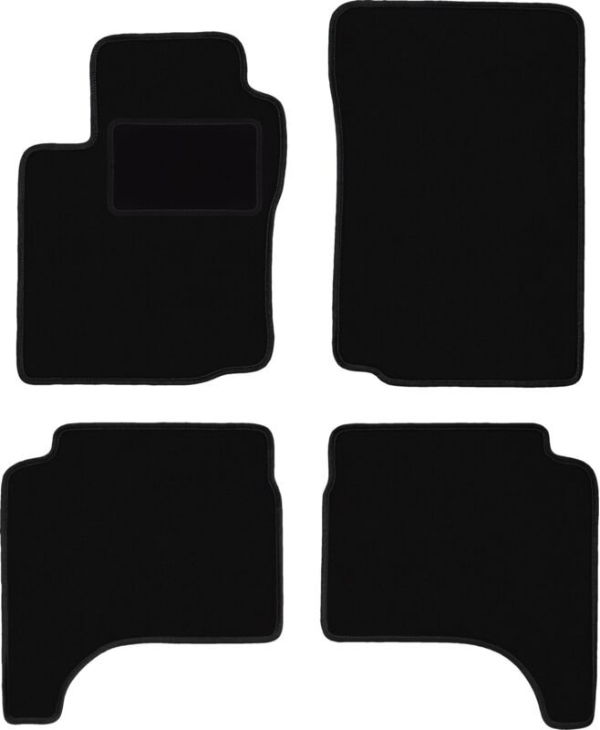 Schwarze Veloursmatten für: Suzuki Grand Vitara I 5-Türer (1998-2005)