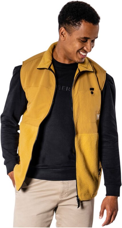 Sherpa Vest s Golden Brown - Stier