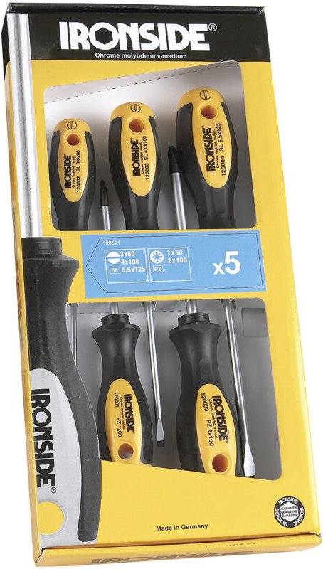 Schraubendrehersatz 120501/01650195118 IRONSIDE