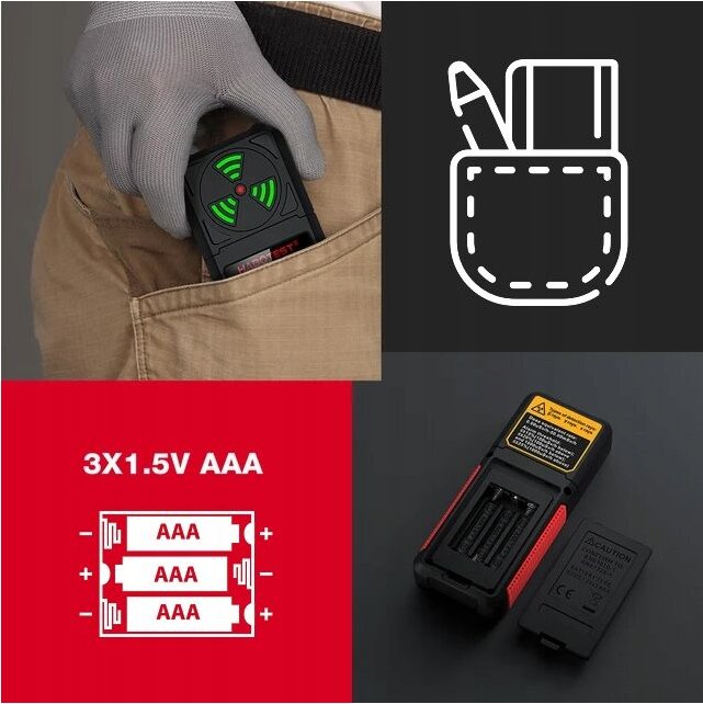Geigerzähler-Dosimeter Os. Beta-Gamma-Kernstrahlungsmessgerät