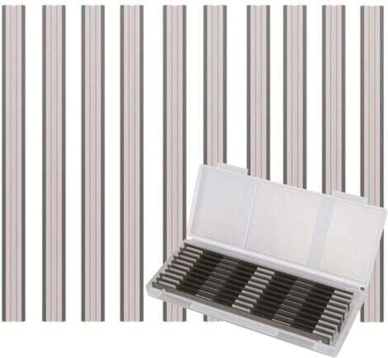 Gabrielle - Satz mit 10 elektrischen Hobelmessern, 82 x 5,5 x 1,1 mm, für Hobelmaschinen von Makita, Black & Decker, Bos...