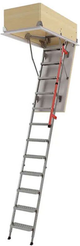 Matisère - Metall Bodentreppe - Raumhöhe 2.80m - Deckenöffnung 70x140cm - LML70140-2