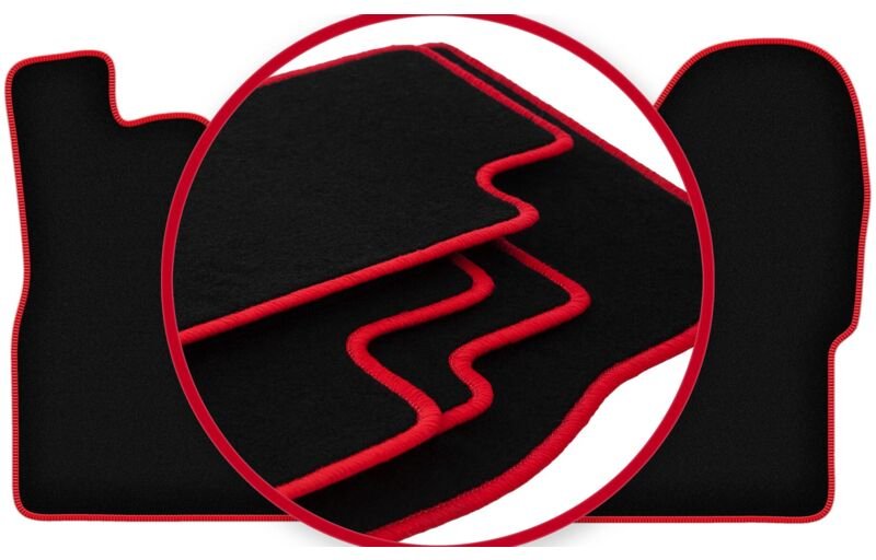 CARLUX-RED Autofußmatten für: Iveco Daily III Kastenwagen (1999-2006)