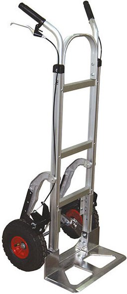 Diable-manutention - Alu-Sackkarre mit Bremse - Luftbereifte Räder - ST250/FM