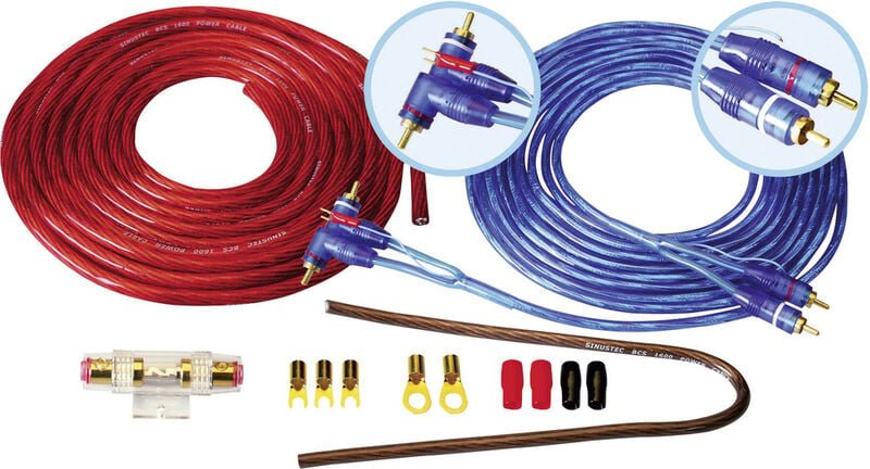 Sinustec BCS-1600 Car HiFi Endstufen-Anschluss-Set 16 mm²