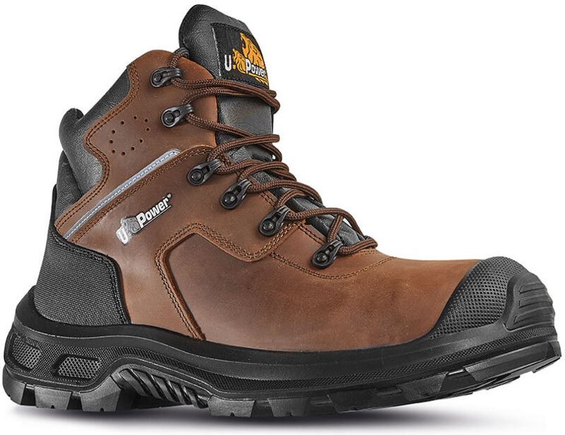 Hochsichere Sicherheitsschuhe HELSINKI UK ESD S3 CI SRC - Braun 37