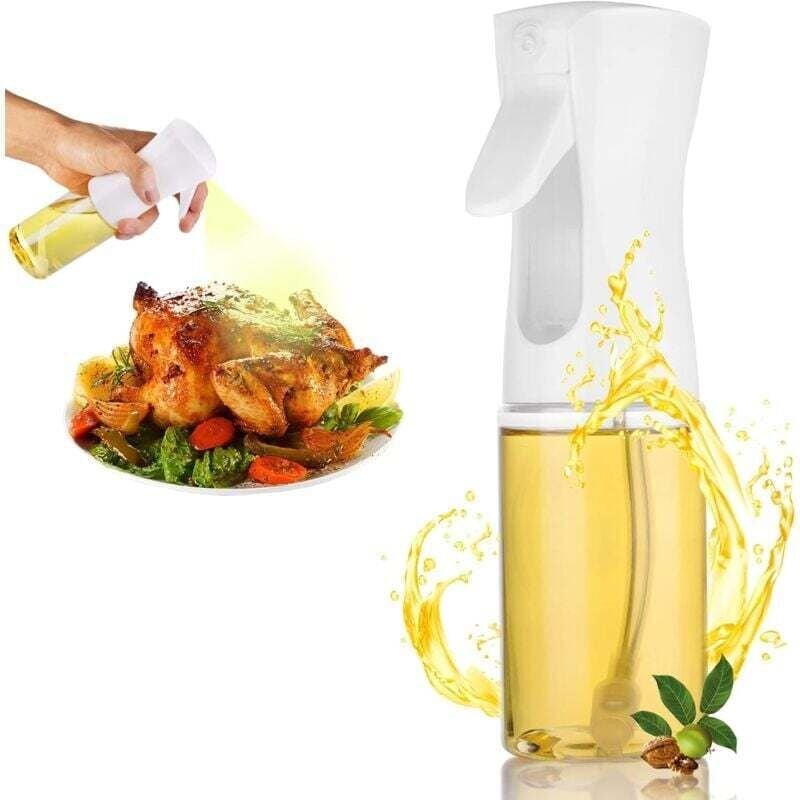 Küchenölspray, Olivenölsprüher, Kochspray für Salat, Pizzaöl-Sprühflasche, Ölspray, 200 ml, Lebensmittel-Sprühflasche, K...