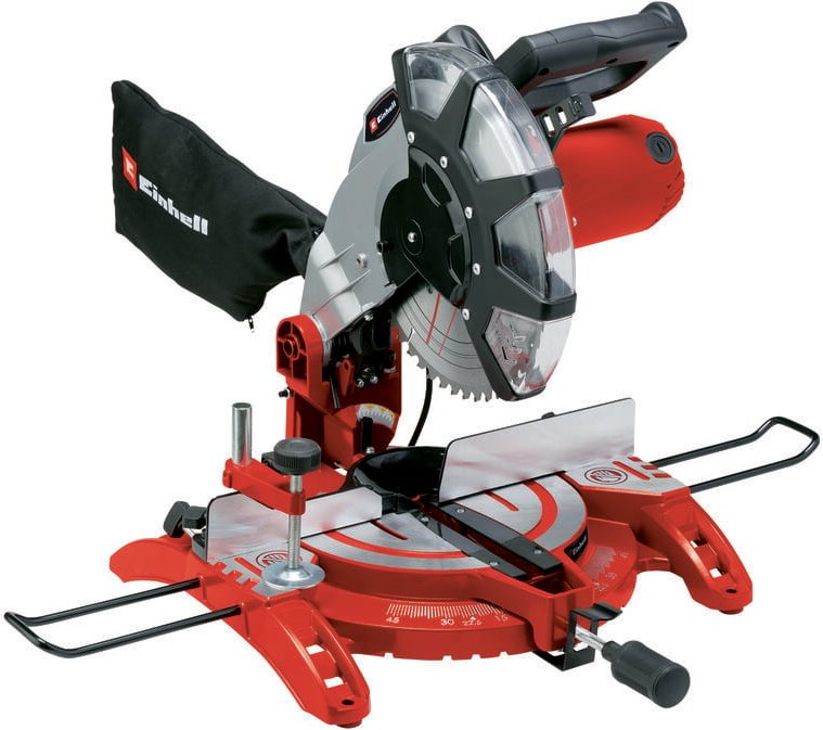 Einhell Kapp-Gehrungssäge TC-MS 2513 L (1600 W, max. 75 mm x 130 mm Schnitttiefe/-breite, Ø 250 mm Sägeblatt, schwenkbar...