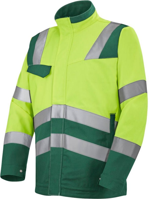 Thumbnail - Sicherheits-Reflektorjacke FLUO XP Gelb Fluorescent/Grün Amazonien XL