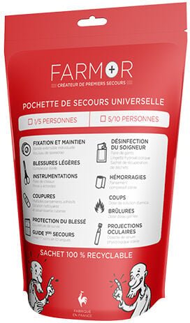 Thumbnail - FARMOR 'Universelle' Notfalltasche 5/10 Personen - POC3517PE