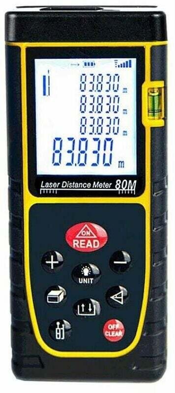 40 m Laser-Entfernungsmesser, hochpräziser Hand-Laser-Entfernungsmesser, Infrarot-Messgerät für die Messung von Räumen, ...