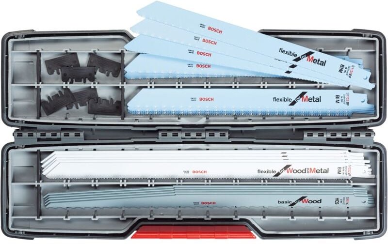 Säbelsägeblatt-Set All-in-One in Tough Box 20-teilig für Hubsäge - Bosch