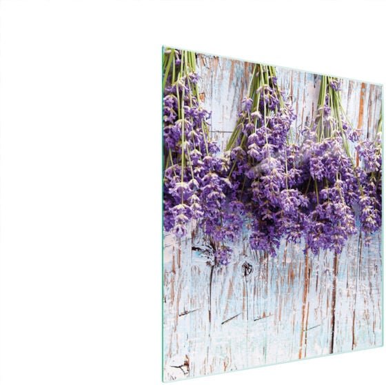 Glasschneidebrett 45x52 Lavendel