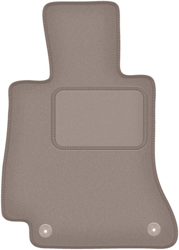 Beige Fahrermatte für: Mercedes E W213 Limousine, Kombi, Liftback, Coupé (2015-)