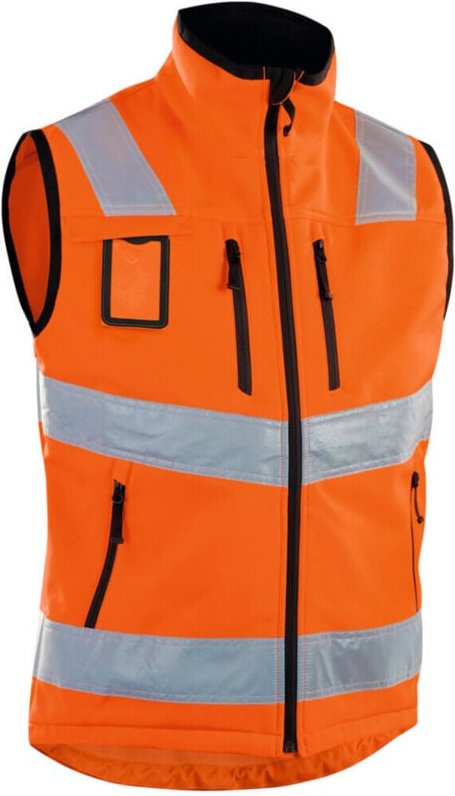 Blakläder Warnschutz-Softshell-Weste, orange, Unisex-Größe: M