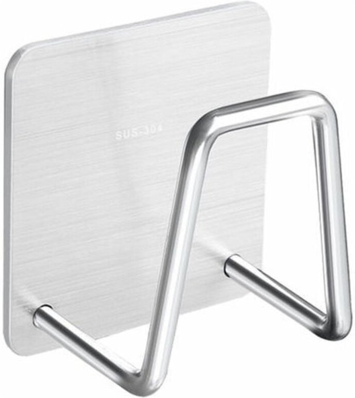 CHOYCLIT Schwammhalter, Schwammhalter, Für Küchenspüle, 304 Edelstahl