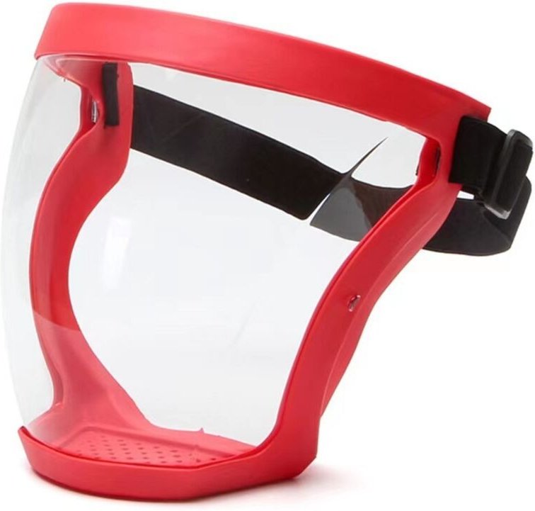 Ultraschützende Gesichtsmaske – Vollgesichtsmaske, klar und langlebig, transparentes Visier, wiederverwendbare HD-Antibe...