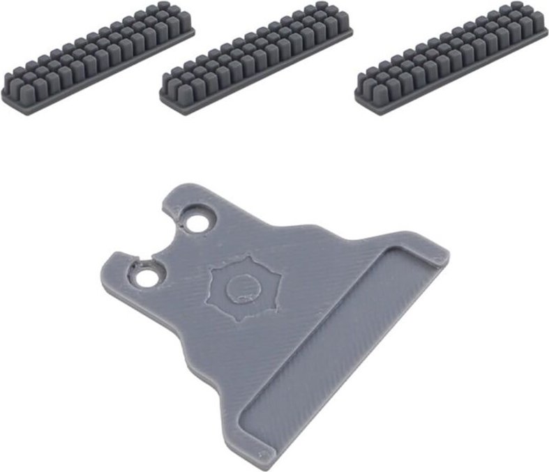 K1 MAX Düsenbürsten-Ersatzsatz für Creality K1 MAX Düsen-Silikonbürste mit Hot Bed-Montagehalterung, Silikon-Reinigungsw...