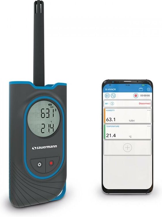 Sauermann - Si-HH3 Thermo-hygrometer mit integriertem Temperatur-Feuchtesensor