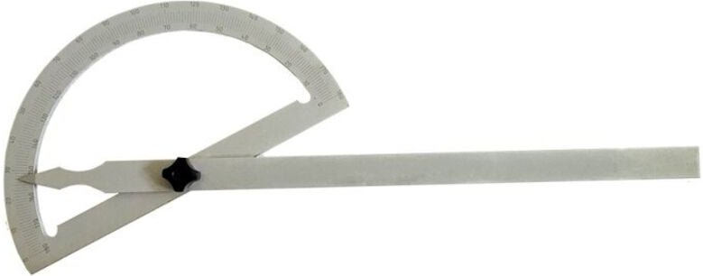 Gradmesser 0-180 Grad Bogen 400 mm Schiene 800 mm