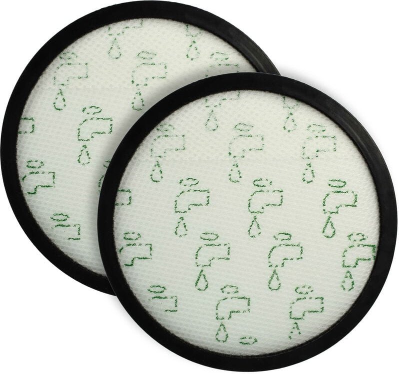 Filterset 2x Staubsaugerfilter kompatibel mit Rowenta X-Trem Power Cyclonic RO6921EA, RO6931EA Staubsauger - Abluftfilte...